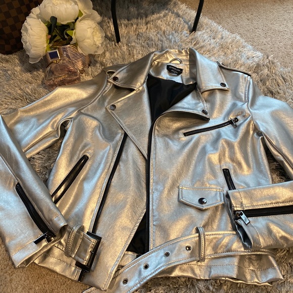 Sliver Bebe Motor Jacket - Picture 7 of 7